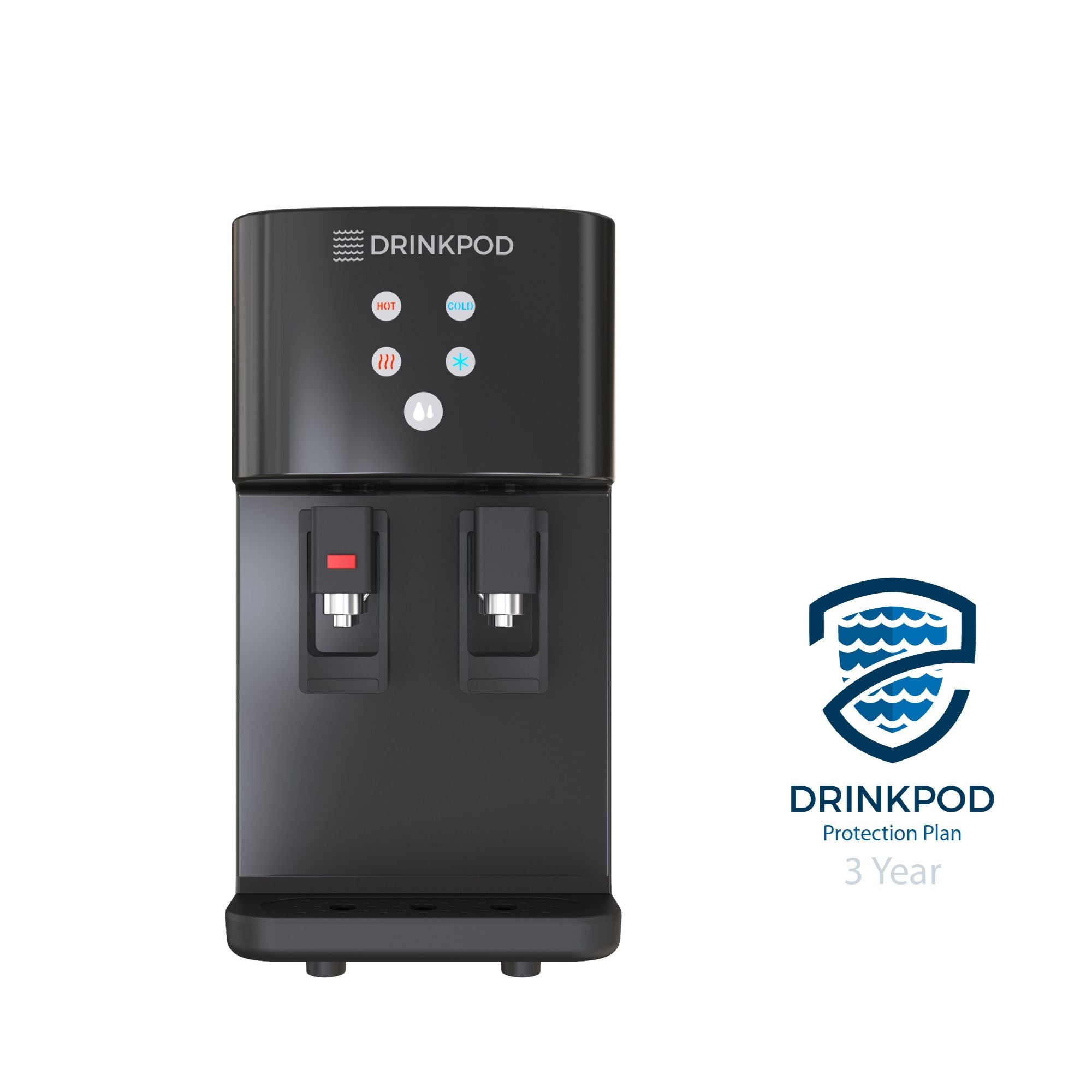 Drinkpod 2000 Pro Series - Countertop 4 Stage Water Purifier (Hot & Cold)-9