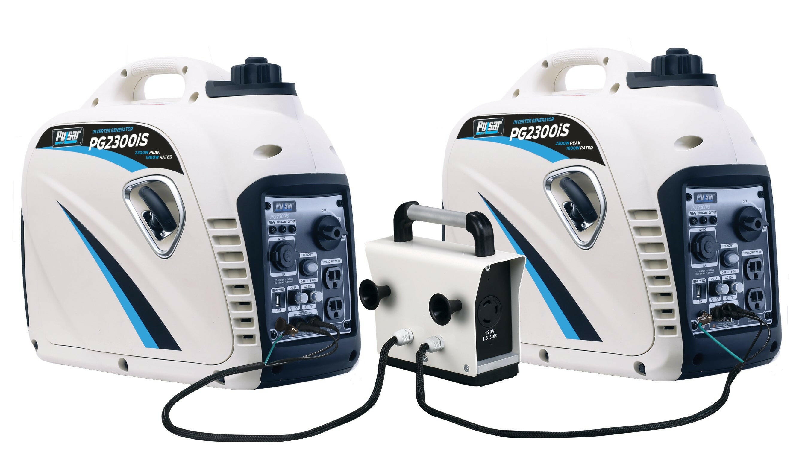 Pulsar 2,300W Portable Gas-Powered Quiet Inverter Generator with USB Port,-3