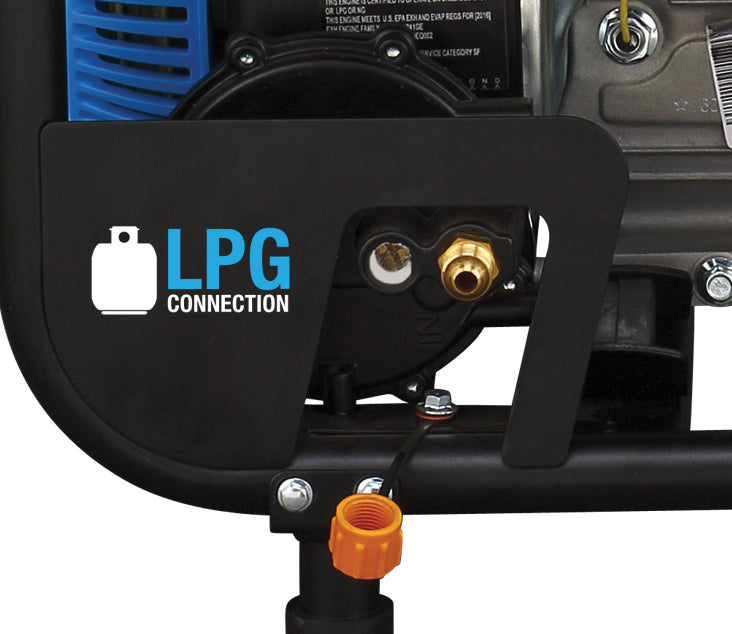 Pulsar Hybrid Dual Fuel Gas Propane Portable Generator 5250W Peak PG5250B-3