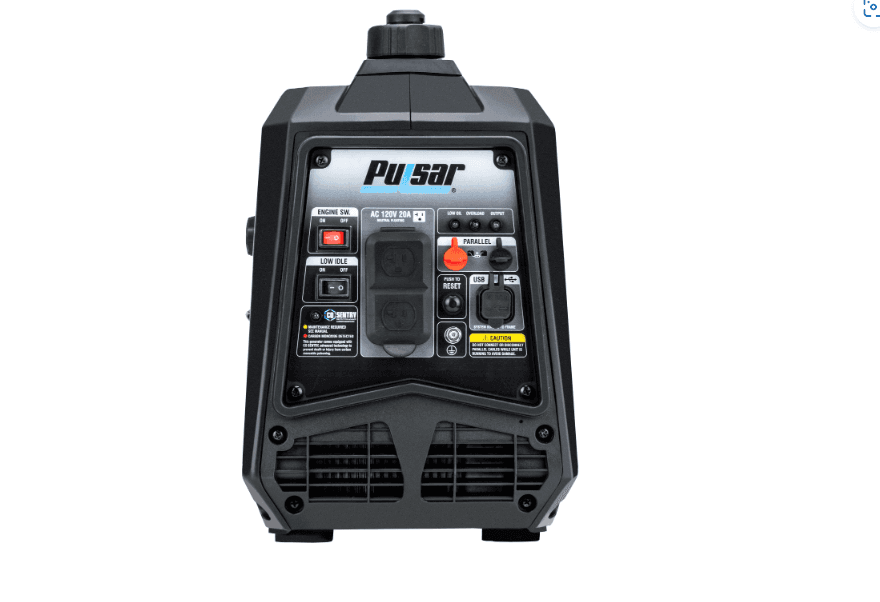Pulsar Ultra Light Quiet 1600W Portable Gas Inverter Generator CARB Compliant 0.6-Gallon Fuel Tank-2