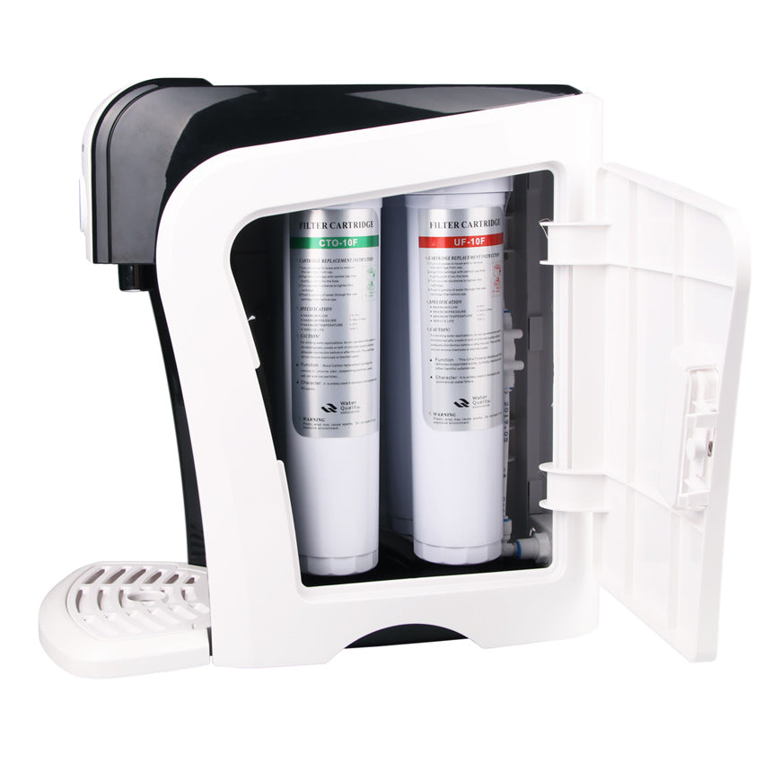 Hydrate Mineral Spring Countertop Water Filtration Purification System, 4 Stage Water Filter, Bottleless Water Dispenser, No Electricity Required-2