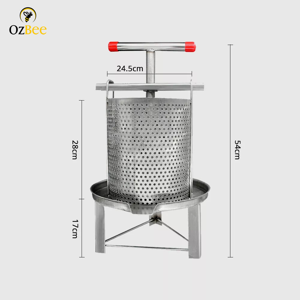 Bee Honey Presser Manual Wine Press Wax Press Machine Beekeeping Equipment-2