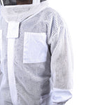 OZBEE Beekeeping Suit 3 Layer Mesh Ultra Cool Ventilated Round Head Beekeeping Protective Gear-4