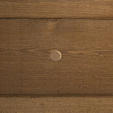 Outsunny 43" x 18" x 30" Wooden Elevated Planter Bed with 8 Slots and Open Shelf, Dark Brown