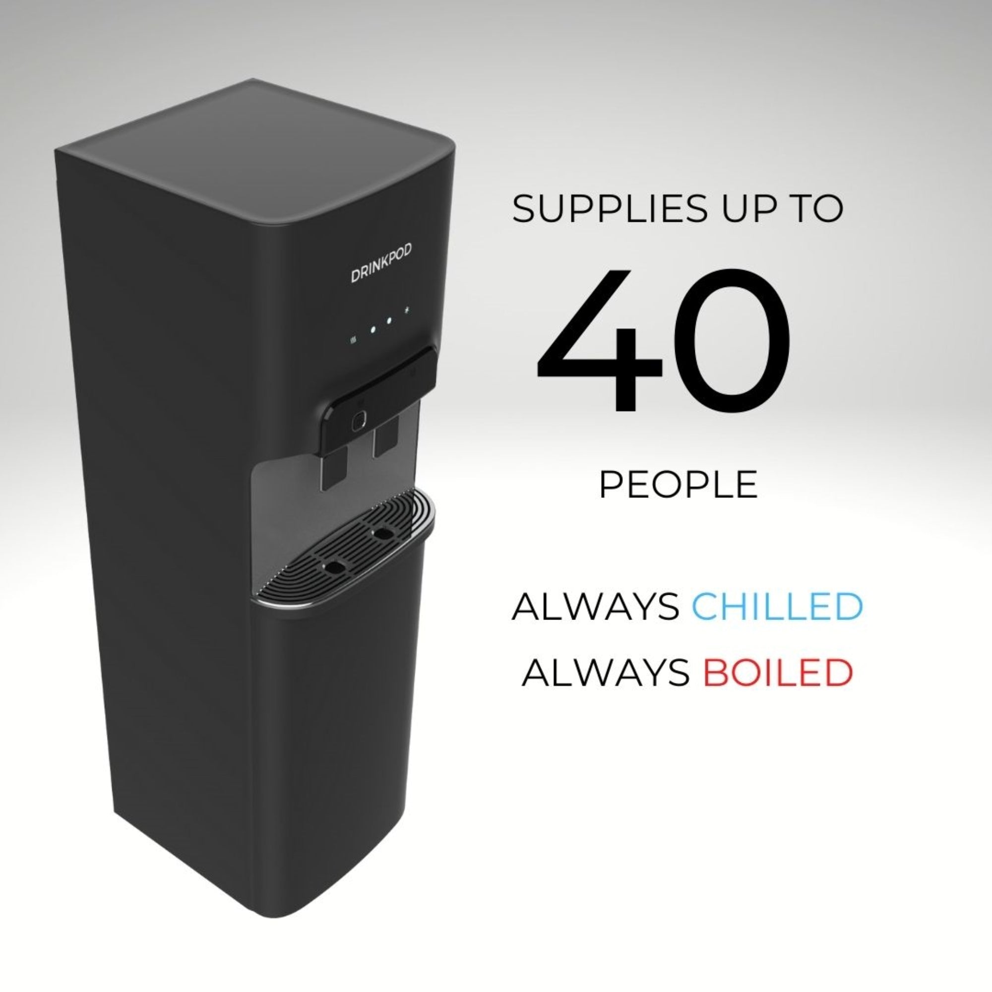 Drinkpod 5000 Pro Series - XL Large Capacity Bottleless Purification Water Cooler With Extra Set of Filters-2