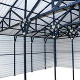 TMG Industrial 26' x 40' Metal Garage Shed, 9' High Double Front Doors, 14' Peak, 1040 Sq-Ft