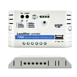 ACOPOWER 50W 12V Solar Charger Kit, 10A Charge Controller with Alligator Clips