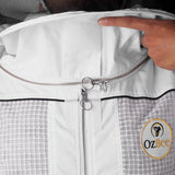 OZBEE Beekeeping Suit Poly Cotton Semi Ventilated Round Head Suit-4