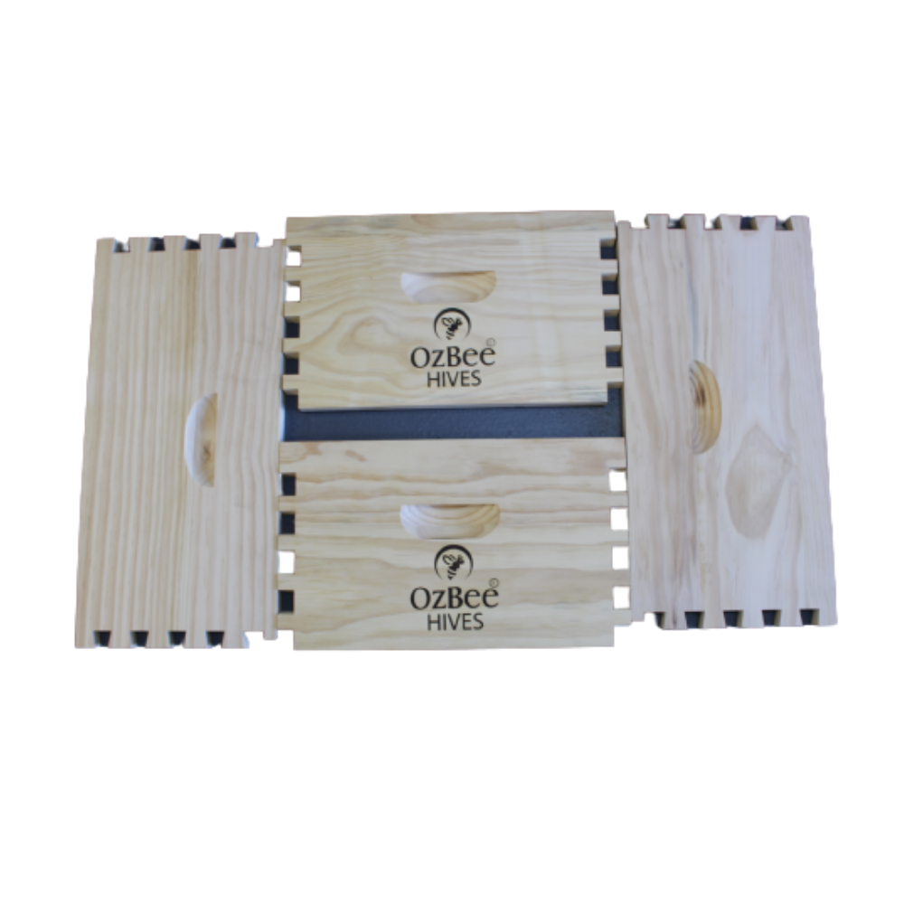 10 X Beehive Super Bee Hive Box Dovetail Joint 10 Frame Full Depth Boxes Supers-1