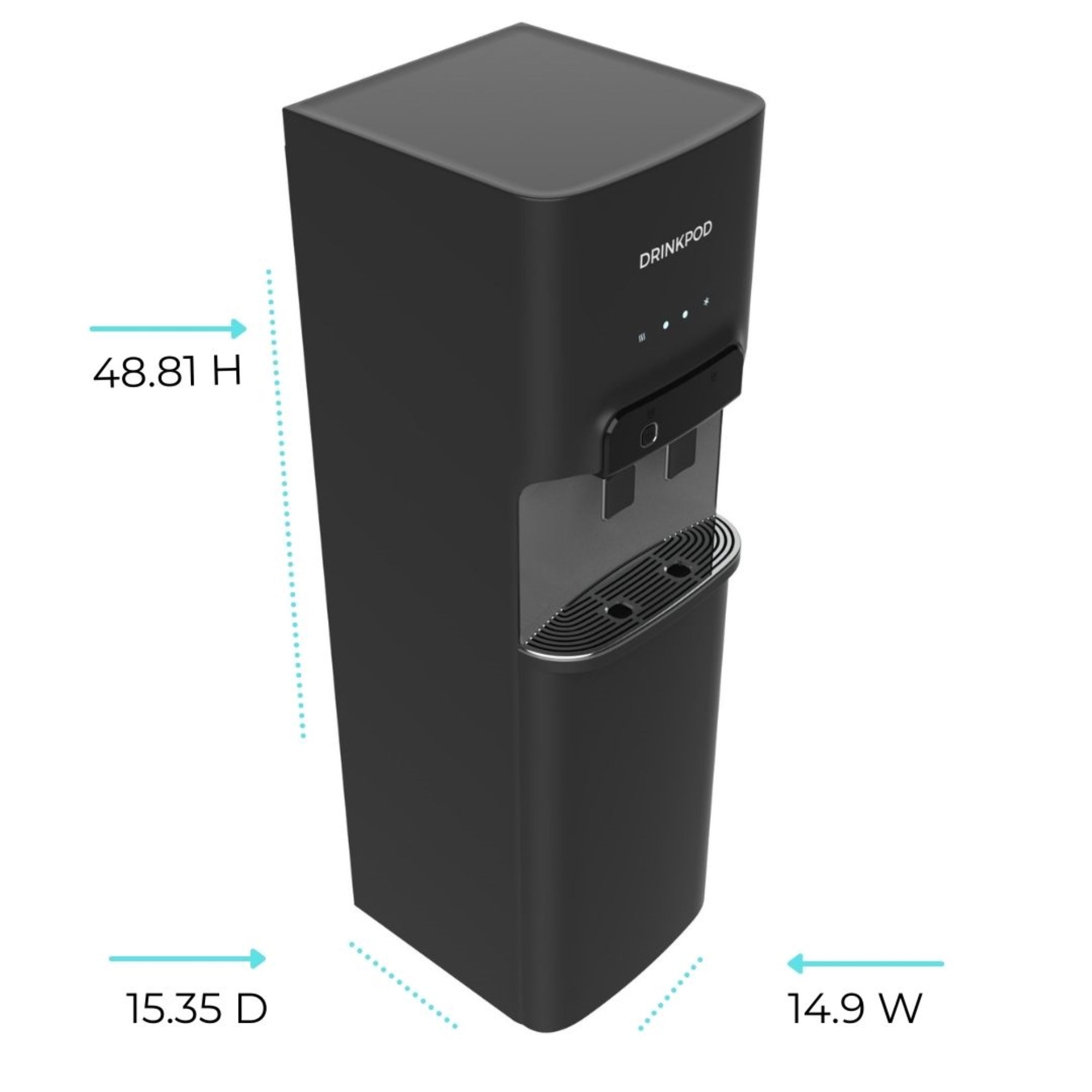 Drinkpod 5000 Pro Series - XL Large Capacity Bottleless Purification Water Cooler With Extra Set of Filters-3