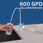 Drinkpod Tankless Reverse Osmosis Under Sink with Brushed Nickel Faucet-3