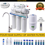 Reverse Osmosis 5 Stage Under Sink with Brushed Nickel Faucet-5