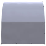 vidaXL Outdoor Chicken Coop 9.8'x26.2'x6.6' Galvanized Steel-4