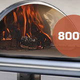 Empava Outdoor Wood Fired Pizza Oven With Side Table