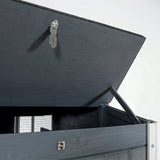 PawHut 84" Wooden Chicken Coop for 2-3 Chickens with Run, Nesting Box, Asphalt Roof, Removable Tray, Ramp, Gray