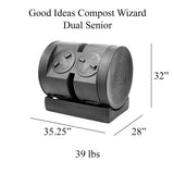 Good Ideas Compost Wizard Dual Senior