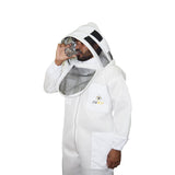 Beekeeping Starter Kit For Beekeepers With OZ Bee 2 Layer Mesh Ventilated Hoodie Viel Suit Protective Gear-1