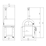 Empava PG06 Outdoor Wood Fired Pizza Oven
