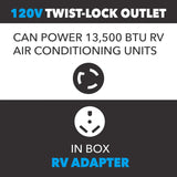 Pulsar 4,000-Watt Dual Fuel Inverter Generator, Portable & Super-quiet