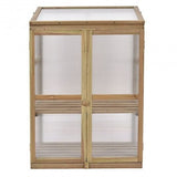 30 x 22 x 43 Inch Garden Portable Wooden Greenhouse-1