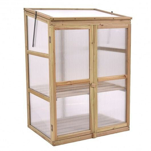 30 x 22 x 43 Inch Garden Portable Wooden Greenhouse-0