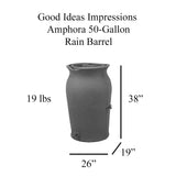 Impressions Amphora 50 Gallon Rain Saver - Sandstone