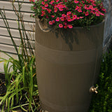 Good Ideas Impressions Havana 50 Gallon Rain Saver - Khaki Granite