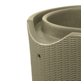 Impressions Bali 50 Gallon Rain Saver - Planter Top - Desert Sand