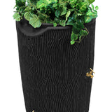 Impressions Bark 50 Gallon Rain Saver - Black