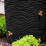 Good Ideas Impressions Palm 65 Gallon Rain Saver - Black