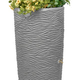 Impressions Palm 65 Gallon Rain Saver - Dark Granite