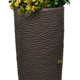 Impressions Palm 65 Gallon Rain Saver - Oak