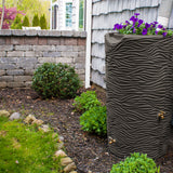 Impressions Palm 65 Gallon Rain Saver - Oak