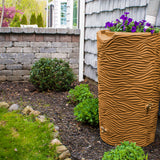 Good Ideas Impressions Palm 65 Gallon Rain Saver - Terra Cotta