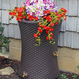 Impressions Nantucket 50 Gallon Rain Saver - Dark Brown