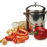 Kitchen Accents - Stainless Steel Kitchen Composter 3 Quart