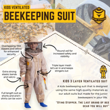 Sting Stopper Kids Ventilated Beekeeping Suit