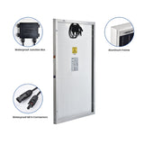 Natures Generator 100W Rigid Solar Panels