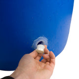 Good Ideas Big Blue 55 Gallon Rain Barrel