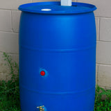 Good Ideas Big Blue 55 Gallon Rain Barrel