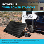 100W compact suitcase portable solar panel-2