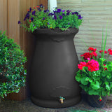 Rain Wizard Urn 65 Gallon Rain Barrel - Black