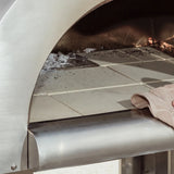 Empava Outdoor Wood Fired Pizza Oven With Side Table