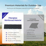 220/400W Lightweight Portable Solar Suitcase, Foldable Solar Panel with Kickstands for RV,Camping, Off Grid System-1