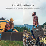 Renogy 200W Portable Solar Panel, IP65 Waterproof Foldable Solar Panel Power Backup, Solar Charger for Power Station RV Camping-3