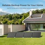220/400W Lightweight Portable Solar Suitcase, Foldable Solar Panel with Kickstands for RV,Camping, Off Grid System-2
