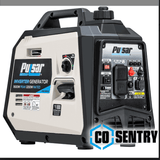 Pulsar Ultra Light Quiet 1600W Portable Gas Inverter Generator CARB Compliant 0.6-Gallon Fuel Tank-0