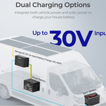 30A 12V DCC30S Dual Input DC-DC On-Board Battery Charger with MPPT-2