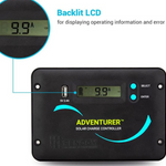Adventurer Li 30A PWM Flush Mount Charge Controller w/ LCD Display 12V/24V-1
