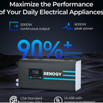 2000W 12V Pure Sine Wave Inverter Charger w/ LCD Display-2